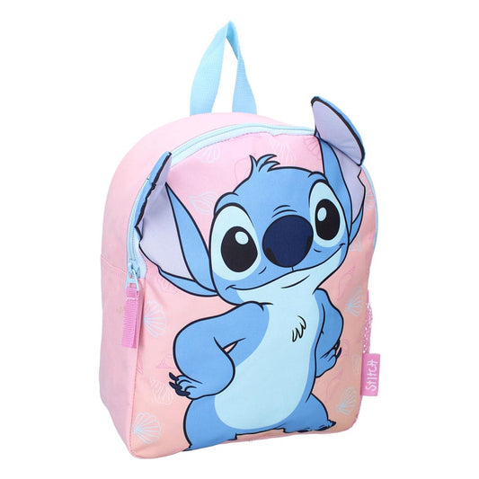 Lilo & Stitch Mochila Fluffy Friends Pink 32 cm