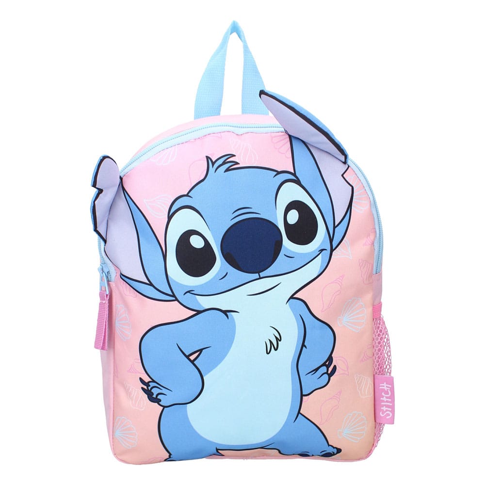 Lilo & Stitch Mochila Fluffy Friends Pink 32 cm