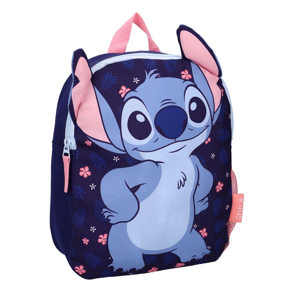 Lilo & Stitch Mochila Fluffy Friends Black 32 cm