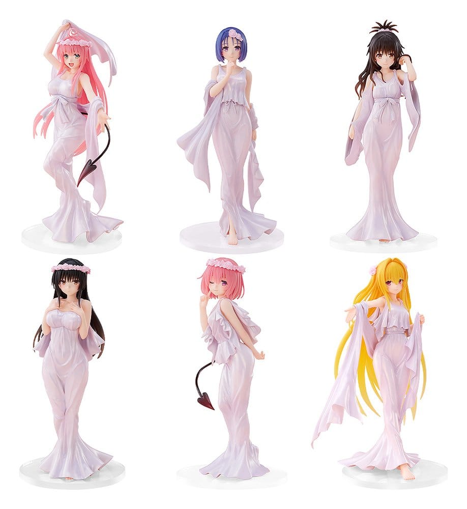 To Love-Ru Darkness Figura Set CHILLfigg 15th: Goddess Dress Ver. 16 cm Collection Blind Box (6)