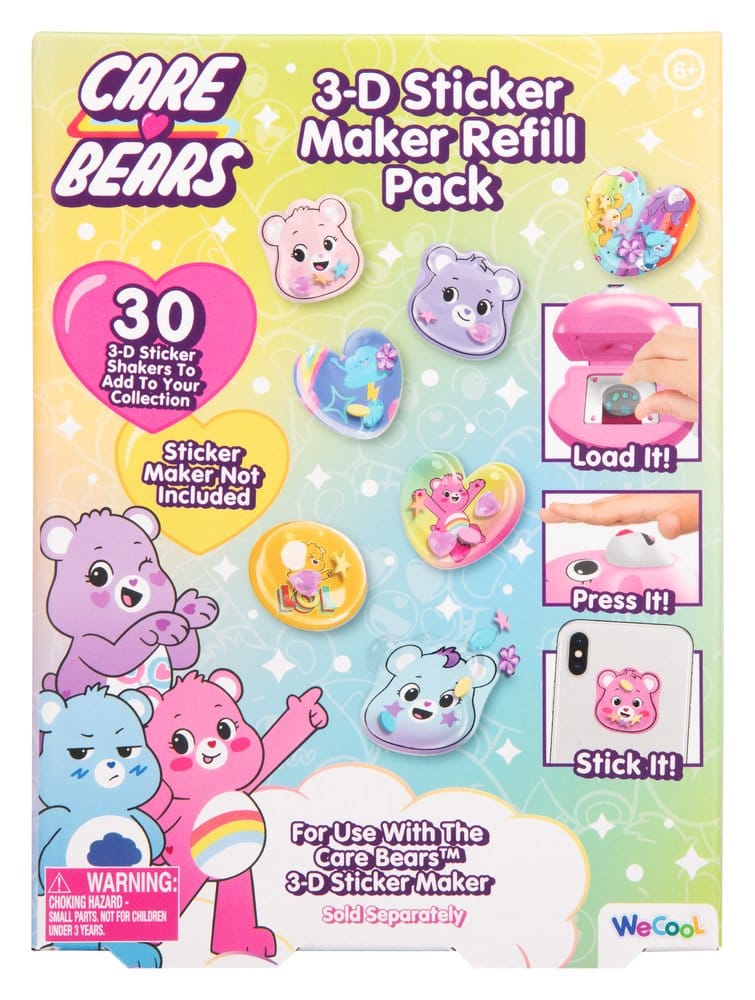 Care Bears Recambios para Máquina de Pegatinas 3D