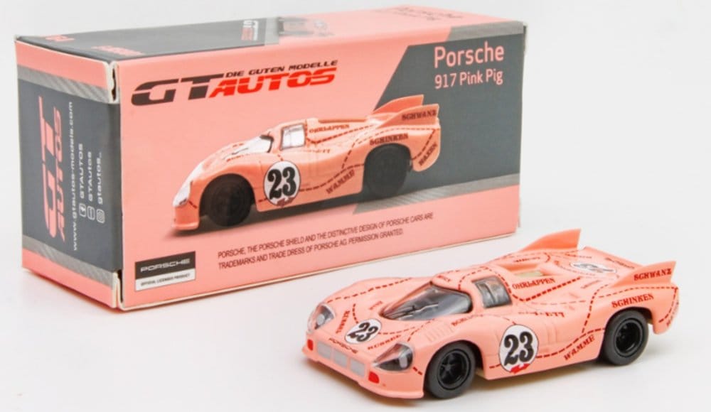 Porsche 1/64 Modelo Diecast 917/20 Pink Pig 7 cm