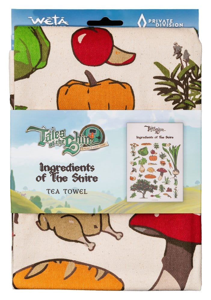 El Señor de los Anillos Paños de cocina Ingredients of The Shire (Tales of the Shire (2025)) 69 cm