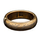 El Señor de los Anillos Anillo Único de tungsteno (bañado en oro) Talla 13