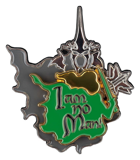 El Señor de los Anillos Pack de 2 Pins No Man can Kill Me & I Am No Man! 7 cm