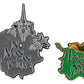 El Señor de los Anillos Pack de 2 Pins No Man can Kill Me & I Am No Man! 7 cm