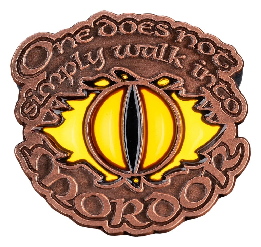 El Señor de los Anillos Pin One Does Not Simply Walk Into Mordor 4 cm