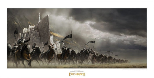El Señor de los Anillos Litografia Faramir's Charge 59 x 30 cm