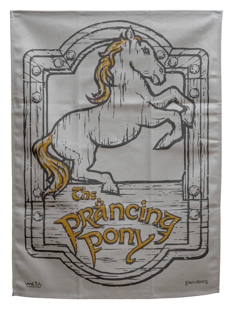 El Señor de los Anillos juego de 2 Paños de cocina Green Dragon & Prancing Pony 69 cm