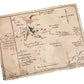 El Hobbit Litografia Thorin's Map 40 x 30 cm
