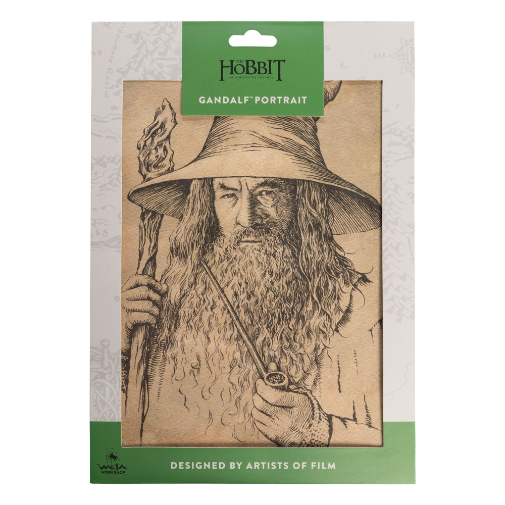 El Hobbit Litografia Portrait of Gandalf the Grey 21 x 28 cm - Z POP Toys