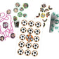 Estrellas Mundiales del Fútbol Juego de Cartas Goddit!