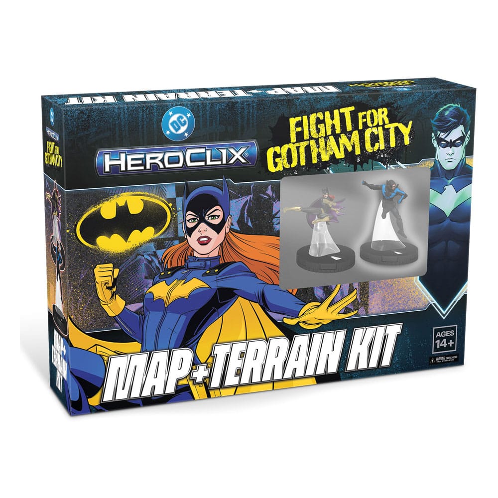 Dc Comics HeroClix: Fight for Gotham City Map and Terrain Kit - Z POP Toys
