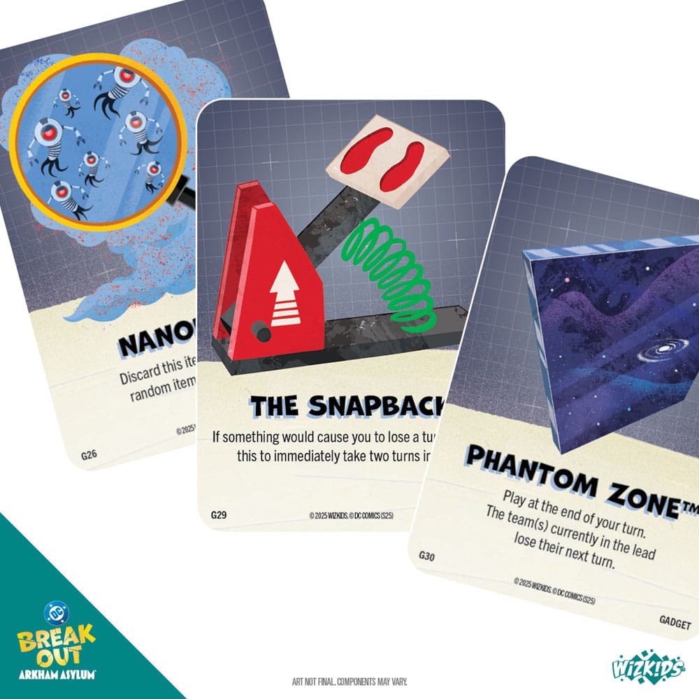 DC Breakout: Arkham Asylum Game Juego de Cartas *Edición Inglés* - Z POP Toys