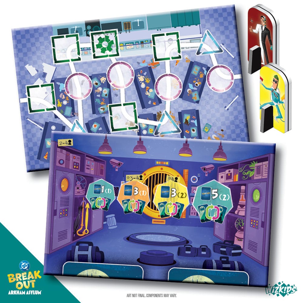 DC Breakout: Arkham Asylum Game Juego de Cartas *Edición Inglés* - Z POP Toys