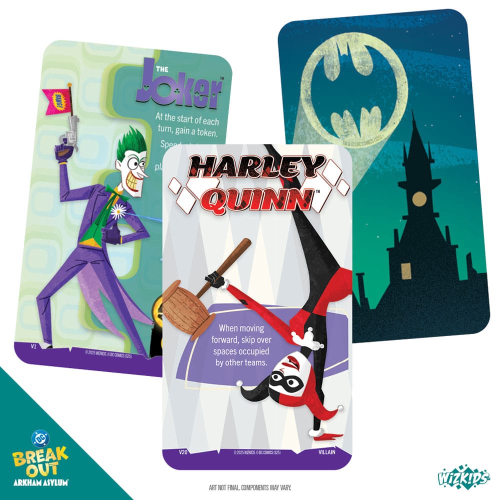DC Breakout: Arkham Asylum Game Juego de Cartas *Edición Inglés* - Z POP Toys
