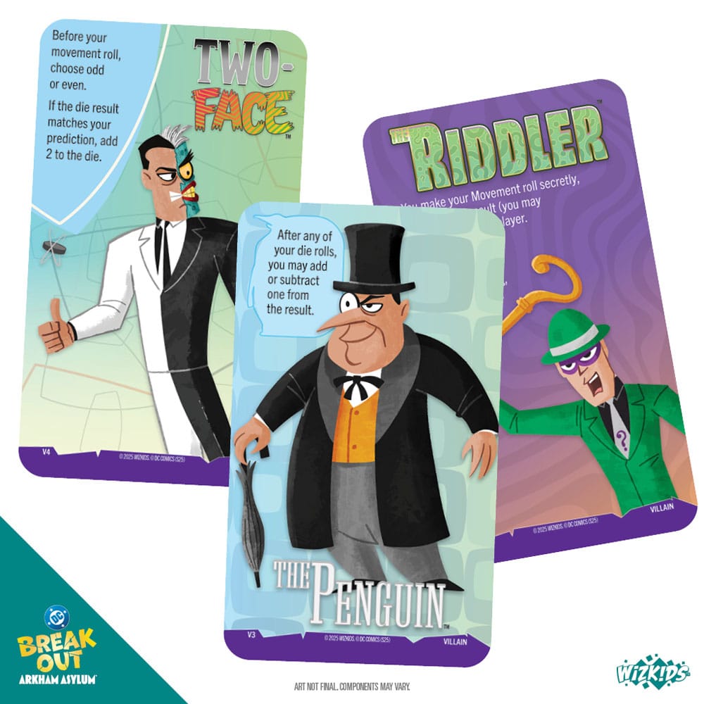 DC Breakout: Arkham Asylum Game Juego de Cartas *Edición Inglés* - Z POP Toys