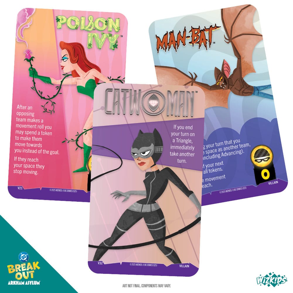 DC Breakout: Arkham Asylum Game Juego de Cartas *Edición Inglés* - Z POP Toys