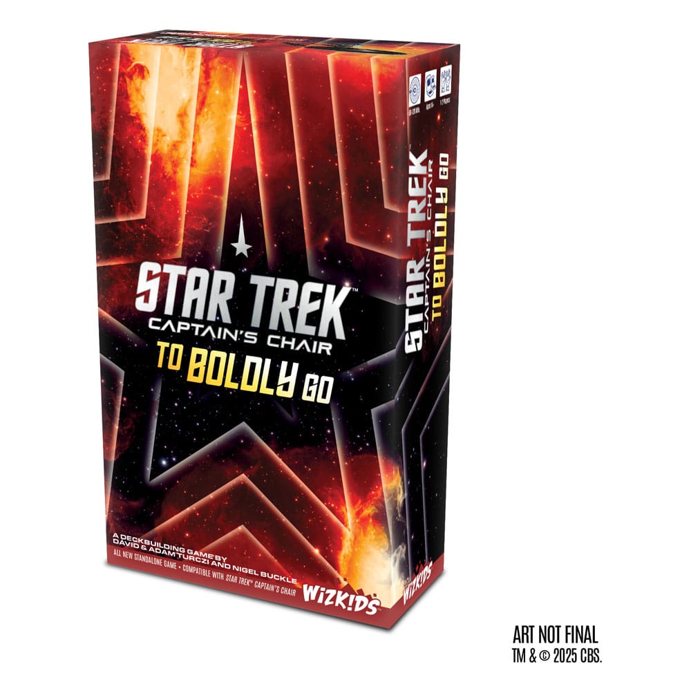 Star Trek: Captain's Chair Game Juego de Cartas To Boldly Go *Edición Inglés* - Z POP Toys