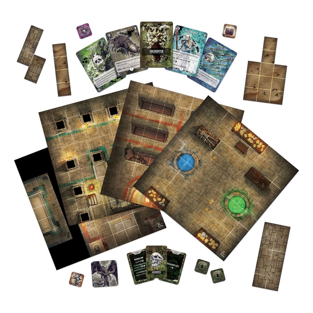 Dungeons & Dragons Onslaught Expansión del Juego Tomb of Horrors - Maps & Monsters Expansion *Edición Inglés* - Z POP Toys