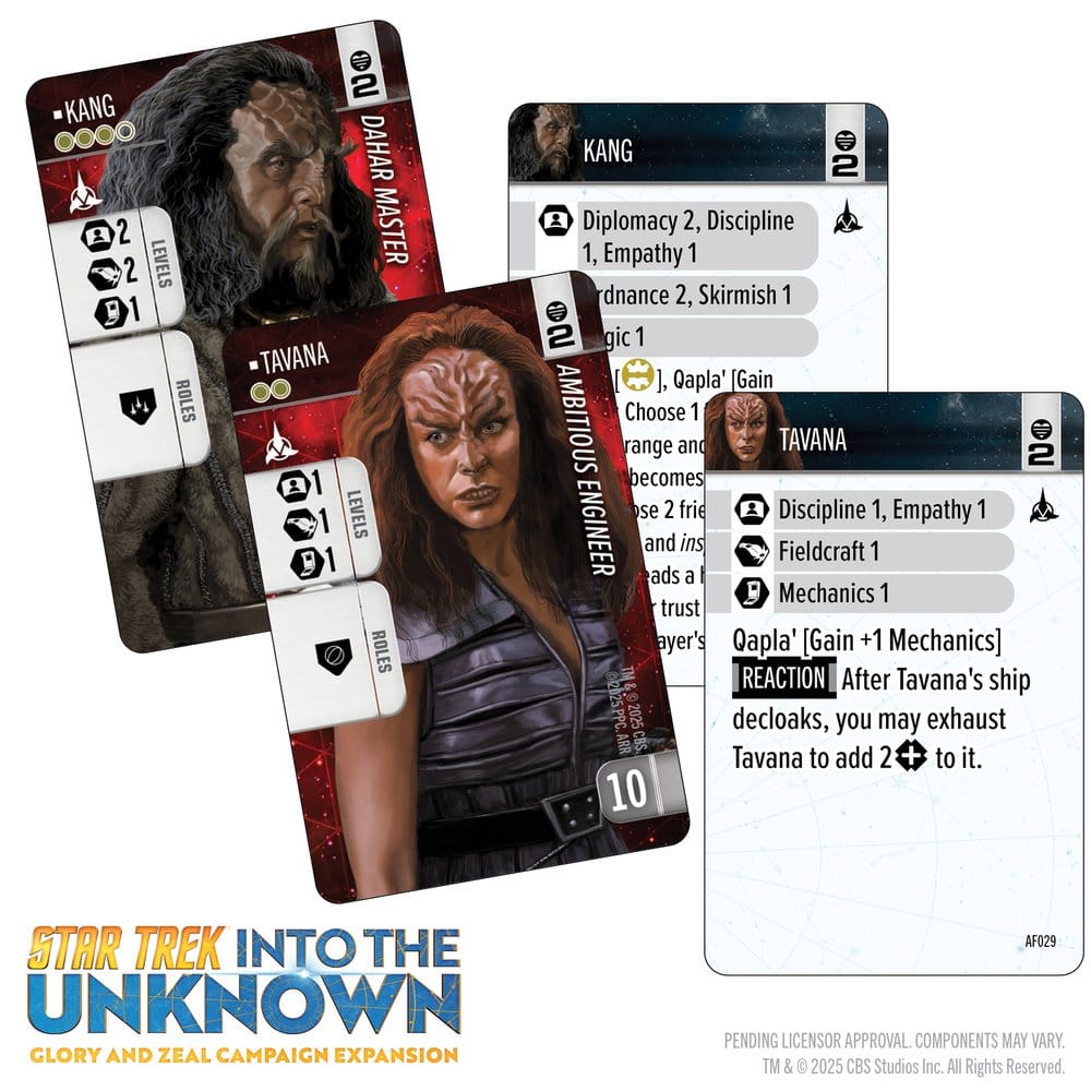 Star Trek: Into the Unknown Expansión del Juego de Miniaturas Glory and Zeal  *Edición Inglés*