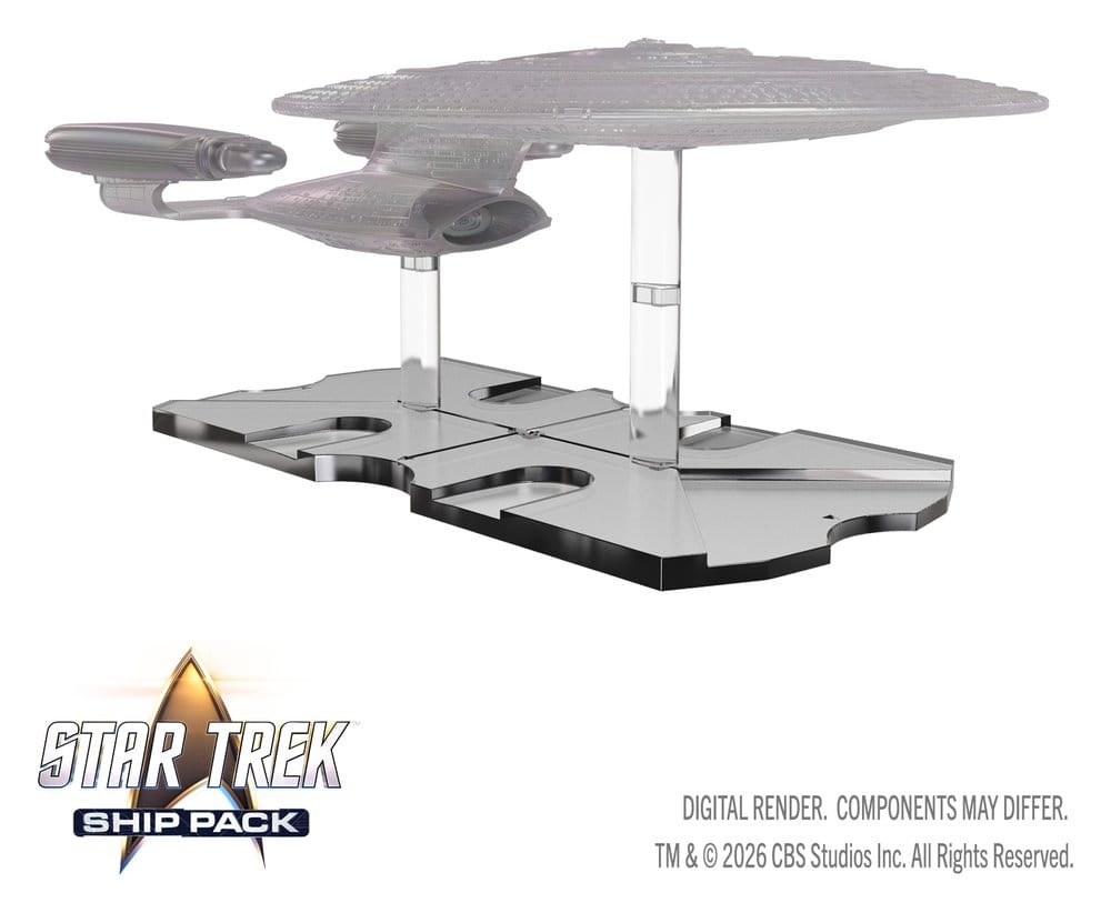 Star Trek Ship Pack Boxed Miniaturas prepintadas U.S.S. Enterprise - 60th Anniversary Edition 22 cm