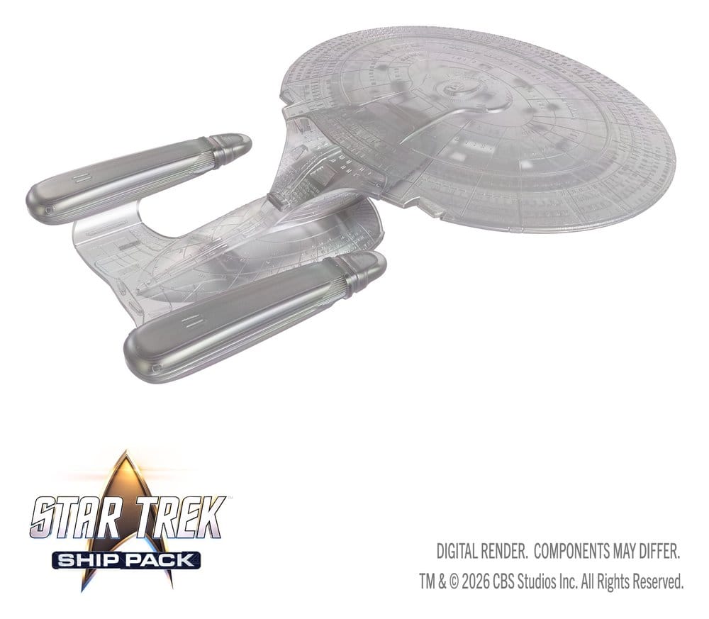 Star Trek Ship Pack Boxed Miniaturas prepintadas U.S.S. Enterprise - 60th Anniversary Edition 22 cm