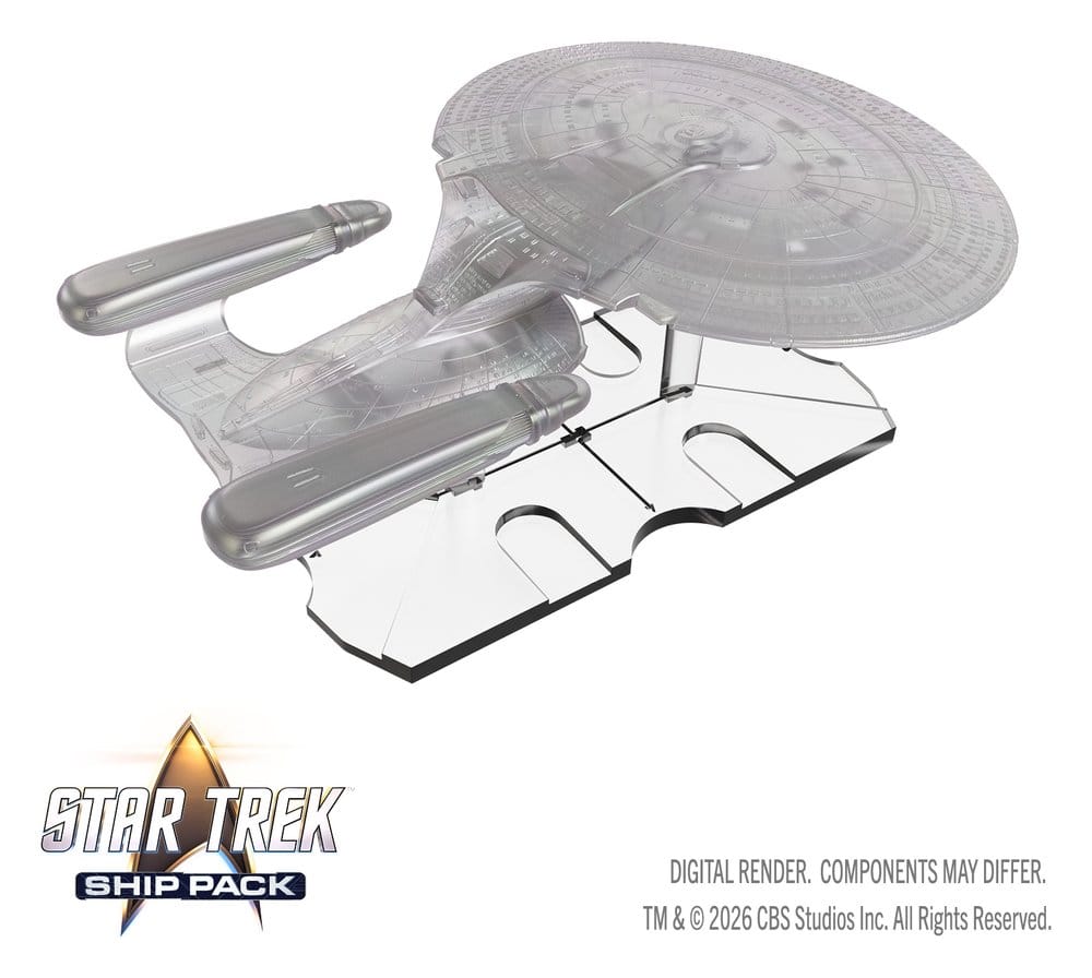 Star Trek Ship Pack Boxed Miniaturas prepintadas U.S.S. Enterprise - 60th Anniversary Edition 22 cm