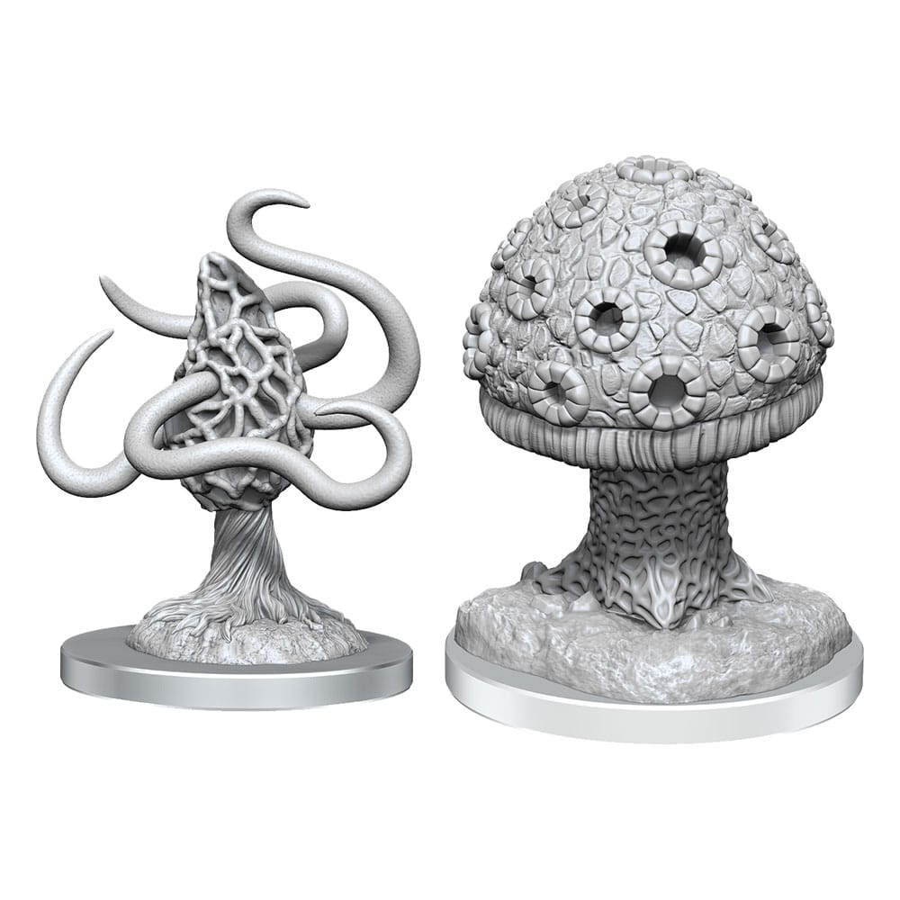 D&D Nolzur's Marvelous Miniatures Pack de 2 Miniaturas sin pintar Shrieker & Violet Fungus