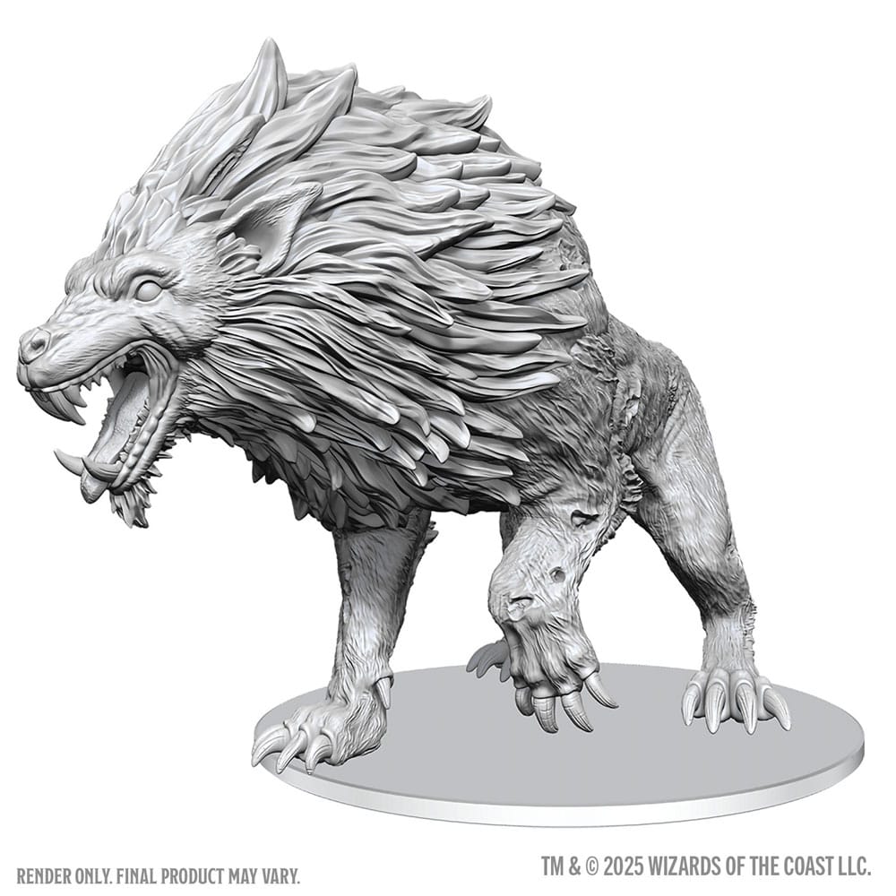D&D Nolzur's Marvelous Miniatures sin pintar Dire Worg 11 cm