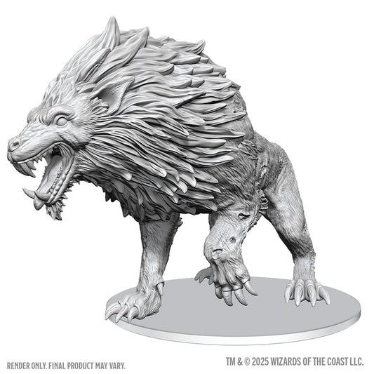 D&D Nolzur's Marvelous Miniatures sin pintar Dire Worg 11 cm