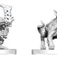 Pathfinder Battles Deep Cuts Miniatura sin pintar Goblin Commando & Goblin Dog 13 cm