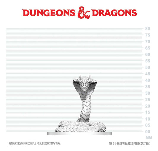 D&D Nolzur's Marvelous Miniatures Figura Mini Guardian Naga 6 cm