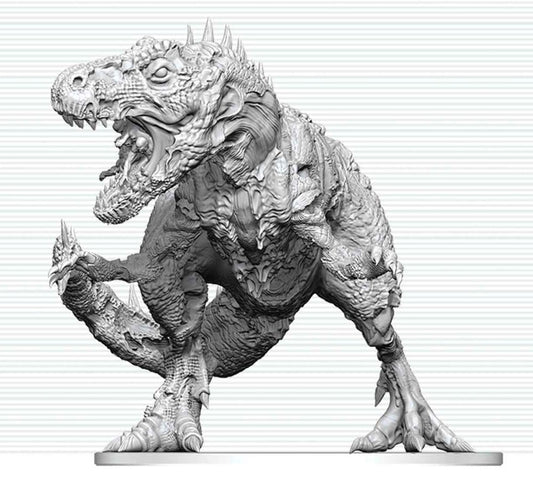 Dungeons & Dragons Nolzur's Marvelous Miniatures Miniatura sin pintar Tiranosaurio Zombi 20 cm