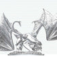 Dungeons & Dragons Nolzur's Marvelous Miniatures Miniatura sin pintar Joven Dragón de Zafiro 20 cm