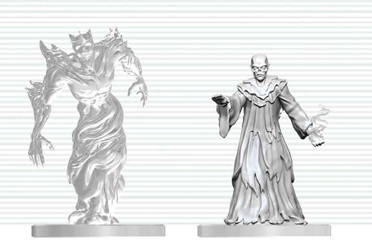 Dungeons & Dragons Nolzur's Marvelous Miniatures Miniatura sin pintar Ghast Invocador de Tumbas & Espectro 14 cm