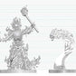 Dungeons & Dragons Nolzur's Marvelous Miniatures Miniatura sin pintar Esqueleto llameante & Cráneo llameante 14 cm