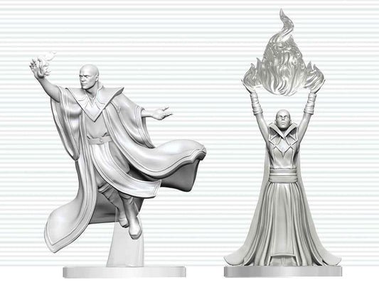 Dungeons & Dragons Nolzur's Marvelous Miniatures Miniatura sin pintar Mago Mago Rojo & Archimago 14 cm