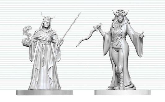 Dungeons & Dragons Nolzur's Marvelous Miniatures Miniatura sin pintar Fanático cultista & Hierofante 14 cm