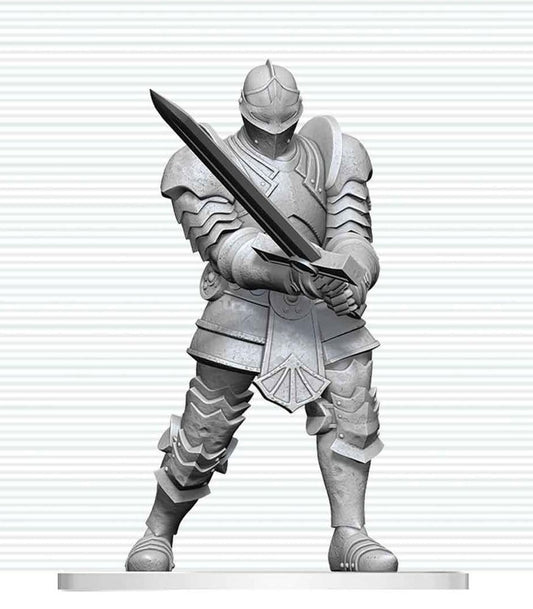 Dungeons & Dragons Nolzur's Marvelous Miniatures Miniatura sin pintar Red Knight Guardian Golem 14 cm