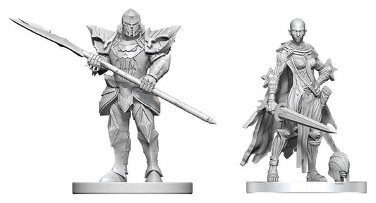 Pathfinder Battles Deep Cuts Miniatura sin pintar Nail & Rack Hellknights 14 cm