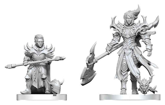 Pathfinder Battles Deep Cuts Miniatura sin pintar Pyre & Godclaw Hellknights 14 cm