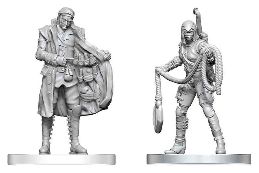 Pathfinder Battles Deep Cuts Miniatura sin pintar Burglar & Fence 14 cm