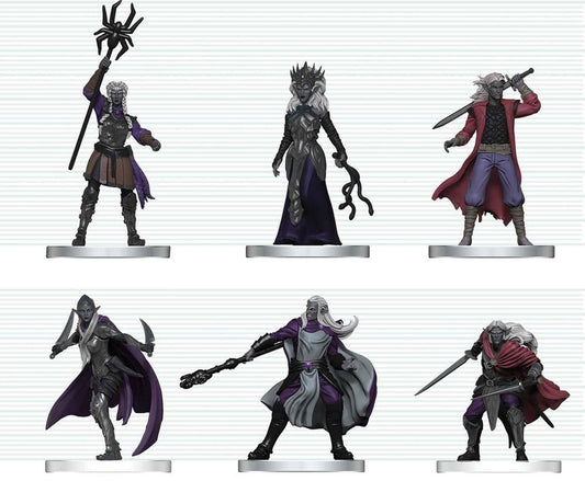 D&D Icons of the Realms Figuras Mini Drow Warband 20 cm
