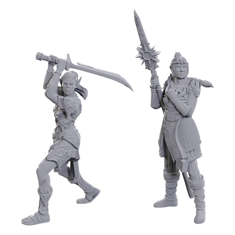 D&D Nolzur's Marvelous Miniatures Miniatura sin pintar Lae'zel & Shadowheart - Z POP Toys