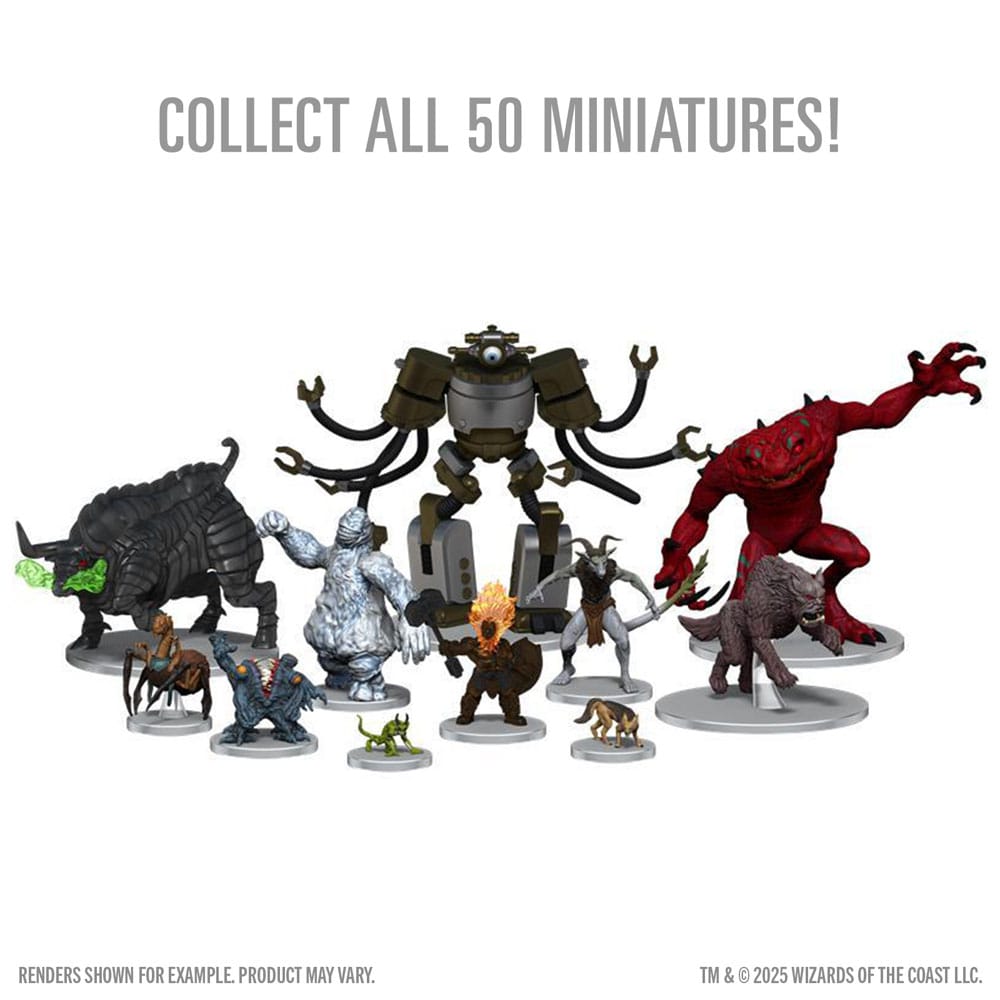 D&D Icons of the Realms: Monster Menagerie Revisited Booster Brick (10) - Z POP Toys