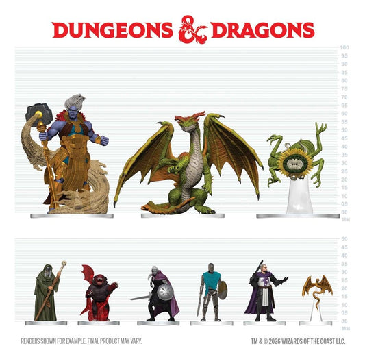 D&D Icons of the Realms Ladrillo de 10 boosters Aventuras en Faerûn (Set 41) 13 cm