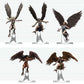 D&D Icons of the Realms Figuras Mini Harpy Flock 20 cm