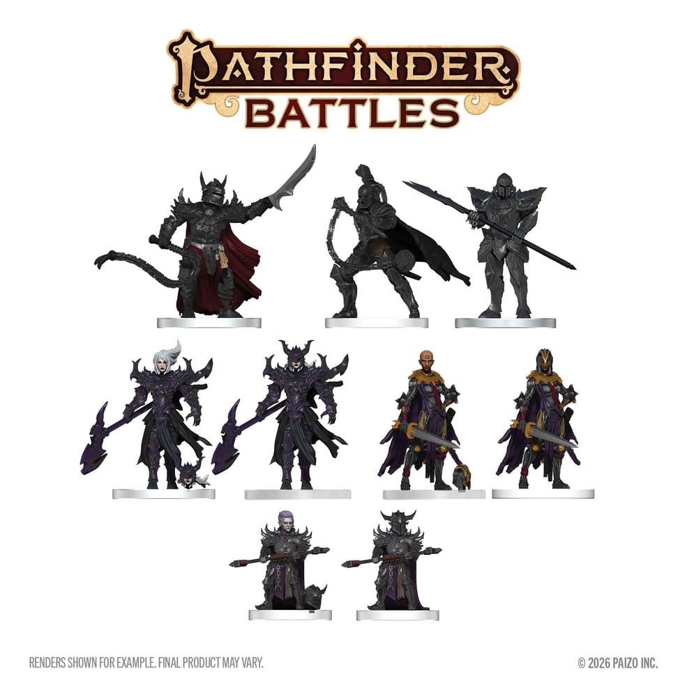 Pathfinder Battles Boxed Miniaturas prepintadas Hellknight Vanguard 20 cm