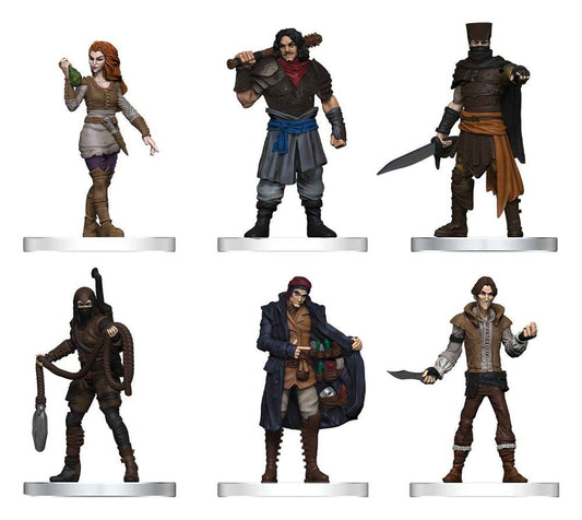 Pathfinder Battles Boxed Miniaturas prepintadas Criminals 20 cm